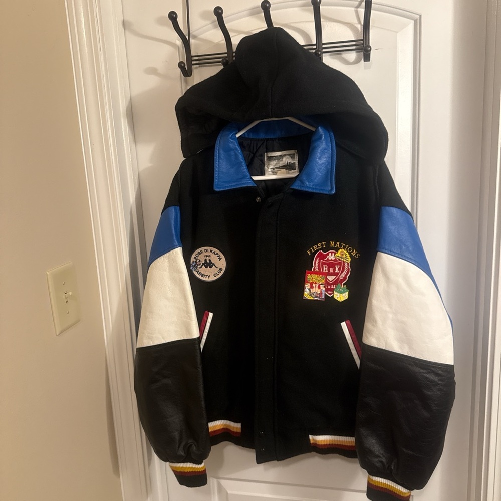 Vintage Alaskan Polar Bear Bomber Letterman Jacket